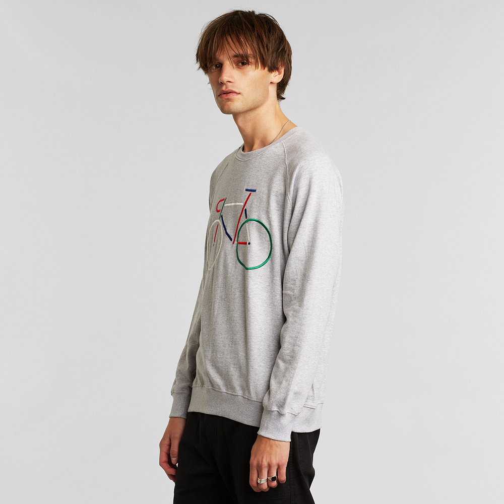 Cutomized Sweat Shirt Gray