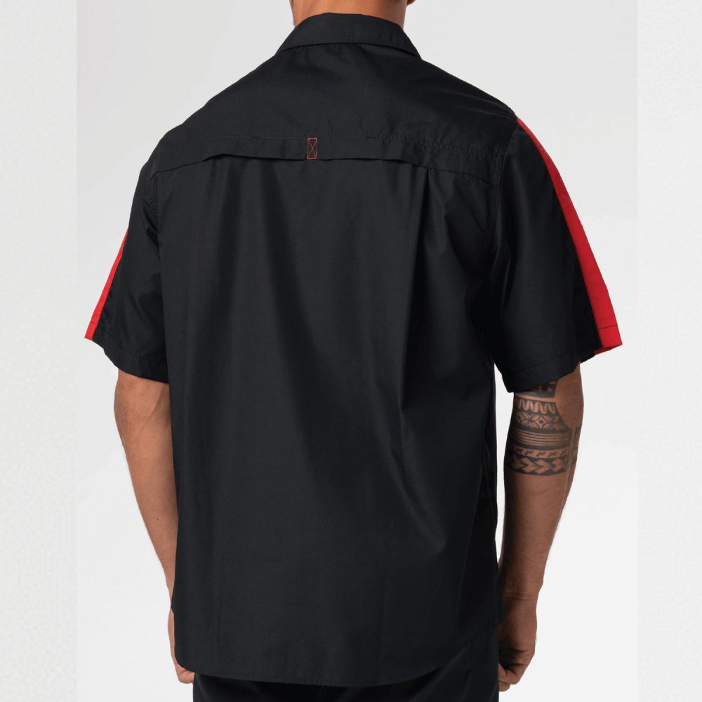 Pit Crew Short Sleeve Two-Tone Work Shirt