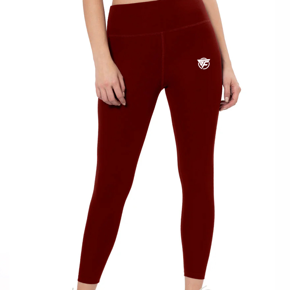 High Rise Active Leggings – Burgundy